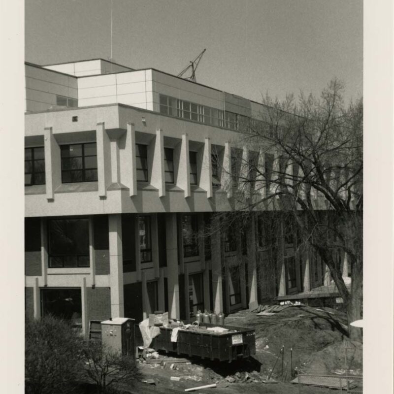 Humanities construction Spring 1992